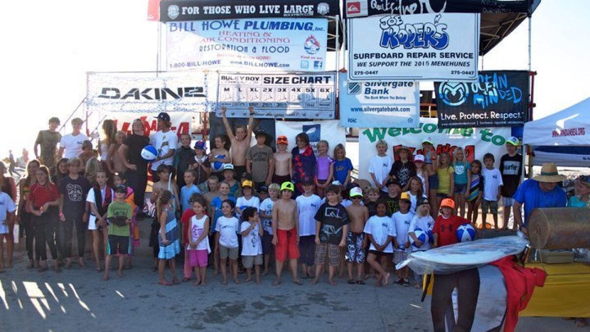 More than 125 surfers participate in WindanSea Surf Club Menehune